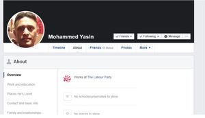 Mohammed Yasin's Facebook profile