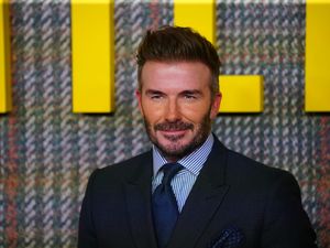 David Beckham at a movie premiere