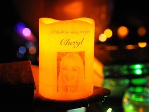 A candle-lit vigil was held in Newport in memory of Cheryl