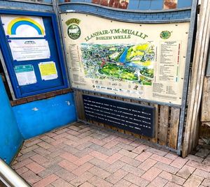 The site in the centre of Builth Wells will also be painted