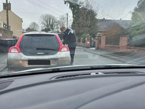 The driver was reported for the offence. Picture: Shropshire Police