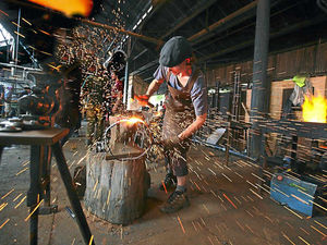 Supporting image for story: Global effort creates Ironbridge museum sculpture