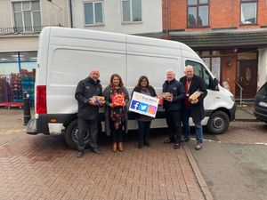 Supporting image for story: Vehicle gift to food bank in memory of former mayor of Wolverhampton