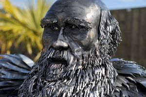The Darwin statue