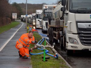 Supporting image for story: Tankers depart after hours of battling burst pipe in Telford