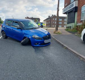 The car which was seized by Brierley Hill Police