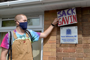 Alex Hall from Perton leaves a message for Gavin Williamson