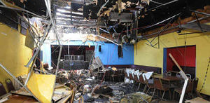 A Black Country club was gutted in an arson attack just hours after a party had finished.