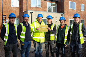 The Pave Aways team celebrates receiving the Investors in People Gold accreditation which reflects the company’s focus on its people