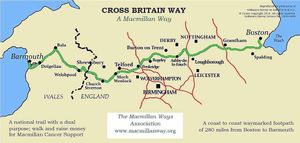 The Cross Britain Way unites Wales and England, from Boston near The Wash to Barmouth on the Welsh coast, taking in some wonderful sites and scenery
