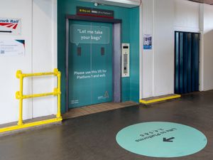 Supporting image for story: Rail station safety features given human-like faces in bid to cut accidents