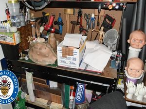 Supporting image for story: Masks, axes and Chucky dolls: Inside the Black Country flat of horrors