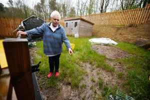 Jayne Peate says she's had to pay more than £2,000 for a new patio, fence and carpets