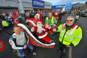 Supporting image for story: Hundreds of Midlands and Shropshire bikers deliver gifts to Birmingham Children's Hospital