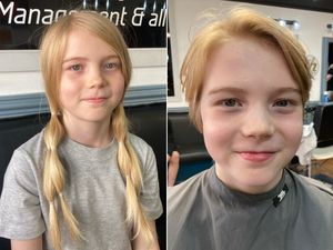 Supporting image for story: Nate takes a big cut to help cancer charities