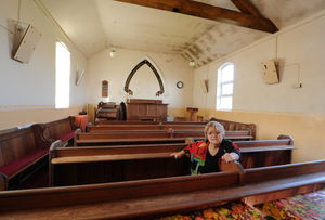 Lifelong Marsh Green Methodist Chapel member and steward Mary Evans