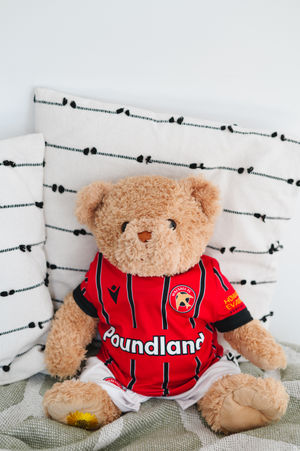 Ezra Bear, proudly wearing his mini-Walsall FC shirt, is part of every moment that matters - a comforting reminder of a little boy so loved and missed.