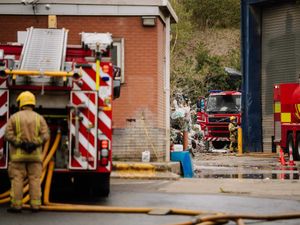 Supporting image for story: Firefighters to tackle Telford recycling plant blaze for at least another week