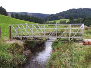 Supporting image for story: Bridge damaged in storms is replaced
