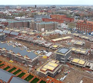 The Royal Hospital housing development site in Wolverhampton
