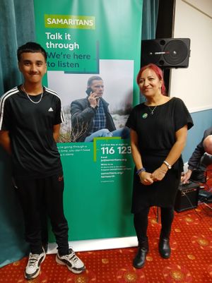 Poet Saida  Chowdhury with Ilan her son 