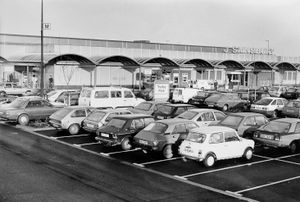The caption reads: 'The new Sainsbury's store at Old Park, one of the major new developments in the Telford centre area.' January 9, 1990