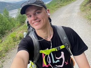 Supporting image for story: Hero teenager reaches Shropshire 700 miles into 1200 mile walk