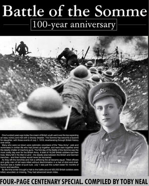 Four-page anniversary special in Friday's paper