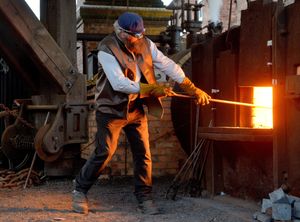 Supporting image for story: Sparks fly at Black Country Living Museum's Red by Night event