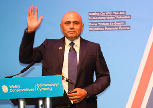 Sajid Javid in Newtown. Photo: Phil Blagg Photography.