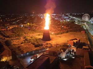 Supporting image for story: Loyalist bonfire on site with asbestos lit despite warnings