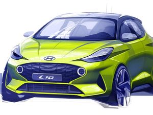 Supporting image for story: Hyundai gives first glimpse of all-new i10 in teaser sketch