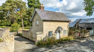 The detached stone cottage at Overton Lodge near Ludlow. Picture: Knight Frank/Rightmove