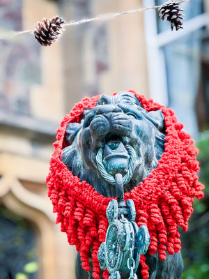 Aslan The Lion - Part of Friends of the Elderly's Silver Award Winning Well Dressing Entry