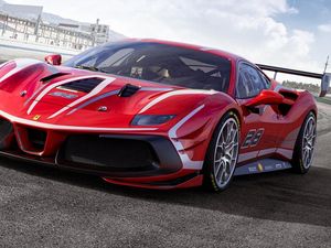 Supporting image for story: Track-only Ferrari 488 Challenge Evo breaks cover