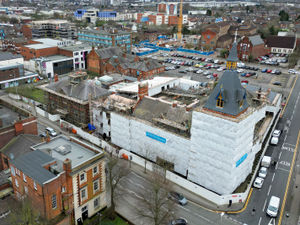 Supporting image for story: Watch: Drone video shows scale of work to renovate cultural buildings in heart of West Bromwich