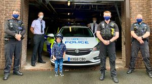 Joshua, seen with his mother Caroline, has been awarded a Royal Humane Society Certificate of Commendation