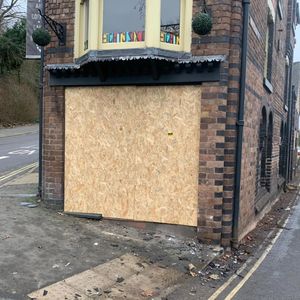 The boarded up Ironbridge premises. Picture: Adam Purnell