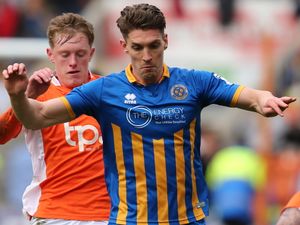 Supporting image for story: Sam Jones leaves Shrewsbury Town for Cheltenham Town on loan until January
