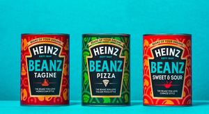 Three new flavours of Heinz Beanz, including pizza
