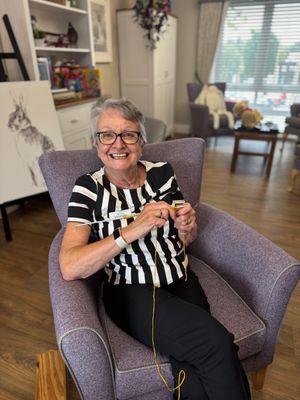 Supporting image for story: Stourbridge care home launched new Knit & Natter club to bring community together