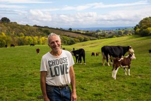 Andy Bragg, owner of West Town Farm near Exeter that he is gifting to Fordhall Organic Farm