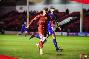 Walsall vs Harrogate match action (pic Owen Russell)