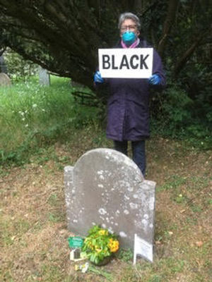 Clun Valley Quakers protest at the Africans' Graves in Bishop's Castle