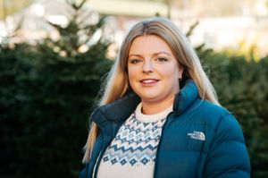 Conservative hopeful Hannah Campbell meeting people in Priorslee at the weekend
