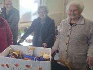 Supporting image for story: Stepping up to the plate! Wolverhampton care home donates to town food bank
