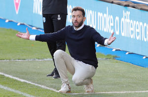 Carlos Corberan during his time in charge at Huddersfield