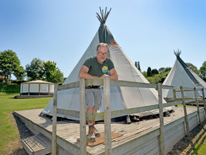 Supporting image for story: It’s happy campers once again as sites reopen following lockdown easing