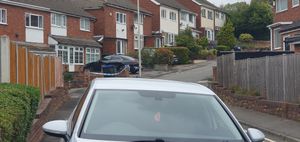 The scene at Middlemist Grove was a quiet one with a police cordon still up