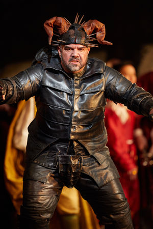 Dimitri Platanias as Rigoletto. Photo by: Mark Douet